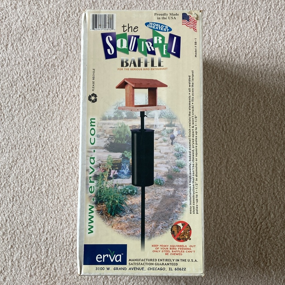 Erva Squirrel Baffle - New in Box - Unopened